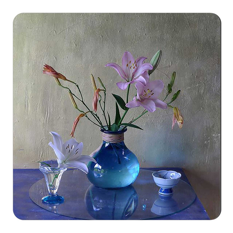 مگنت طرح گلدان شیشه ای گل کد کد A47