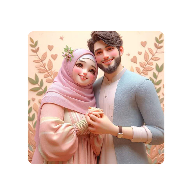 مگنت فانتزی یخچال طرح عشق کد A178