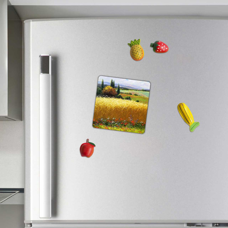 مگنت طرح نقاشی مزرعه گندم کد A223