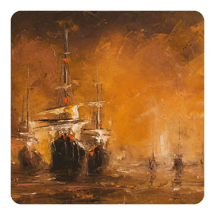 مگنت طرح نقاشی رنگ روغن پاییزی مدل A410