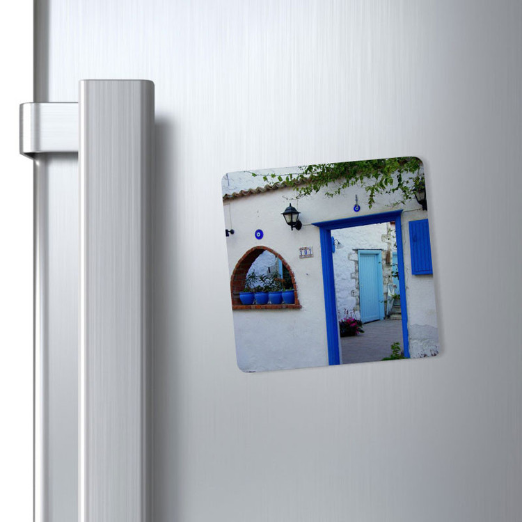 مگنت مدل خانه مدیترانه ای کد A414